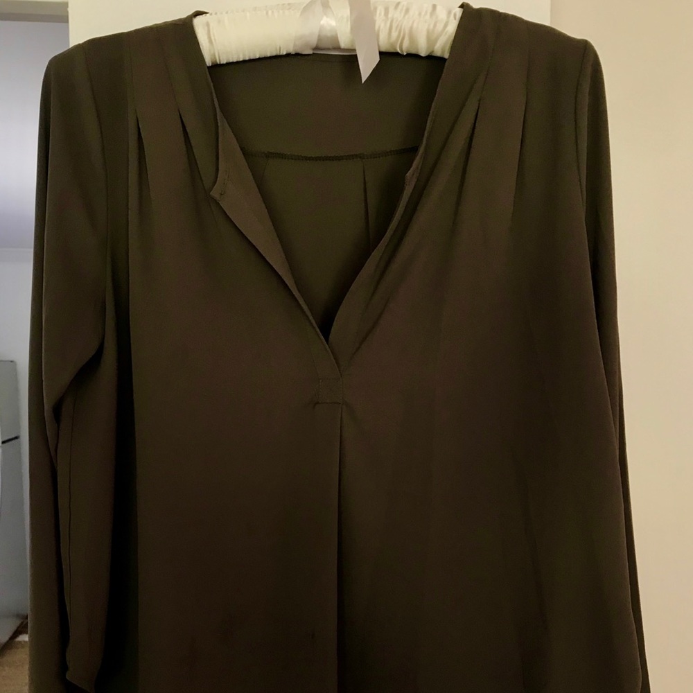 Gorgeous Olive Green Blouse